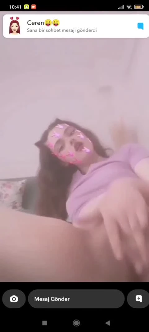 Mastürbasyon bağımlısı snapchat Ceren